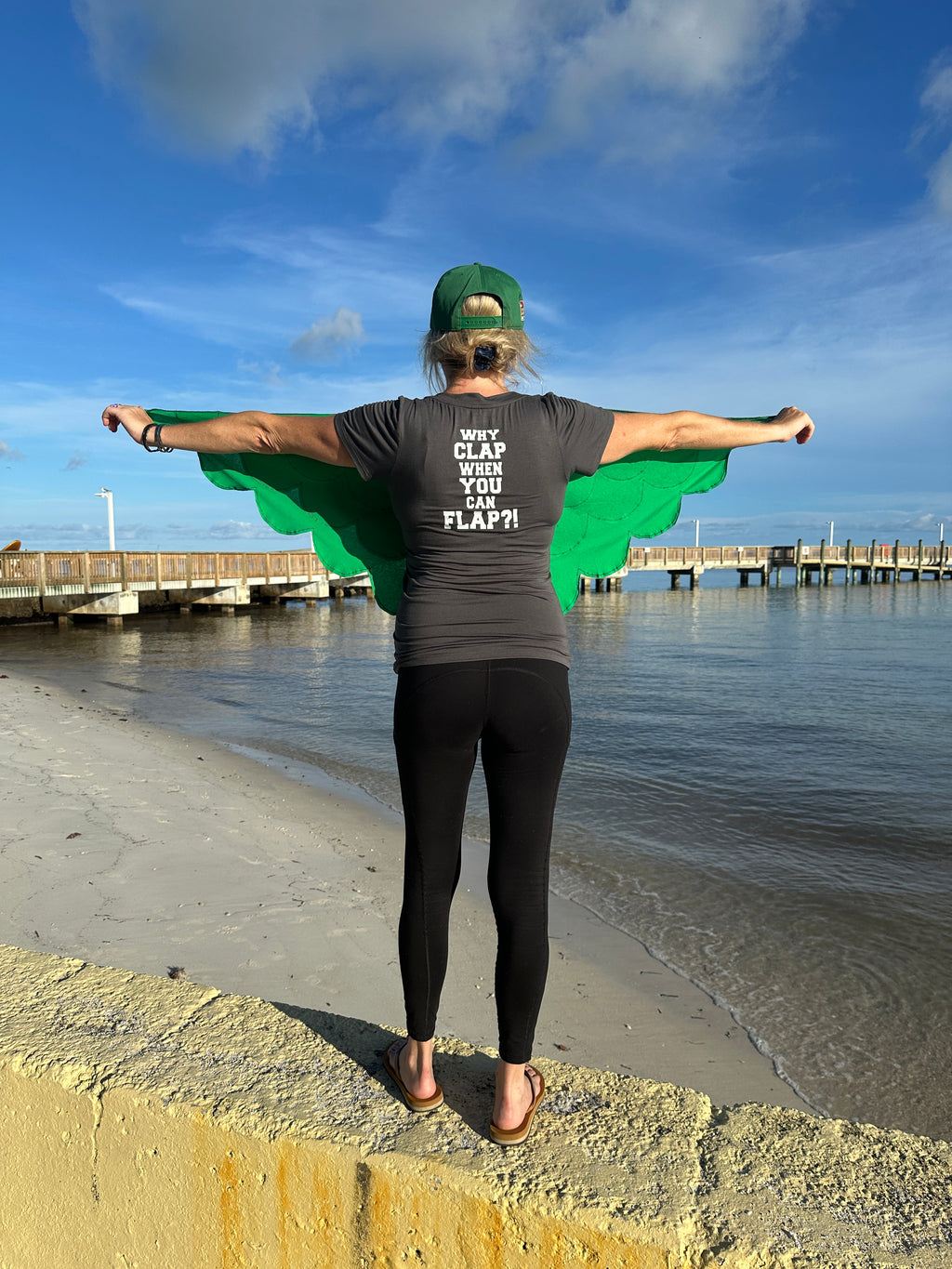 Flockers-T FLY Women's V-neck Tee