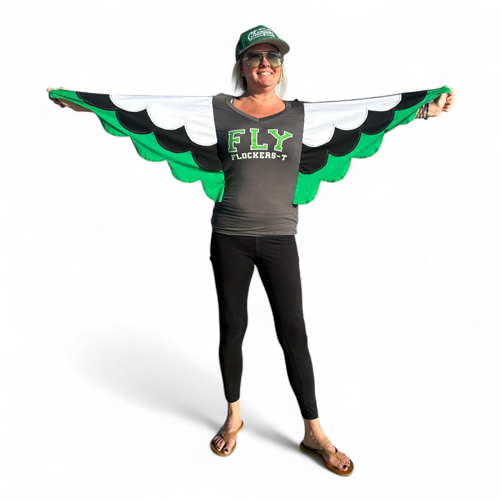 Flockers-T FLY Women's V-neck Tee